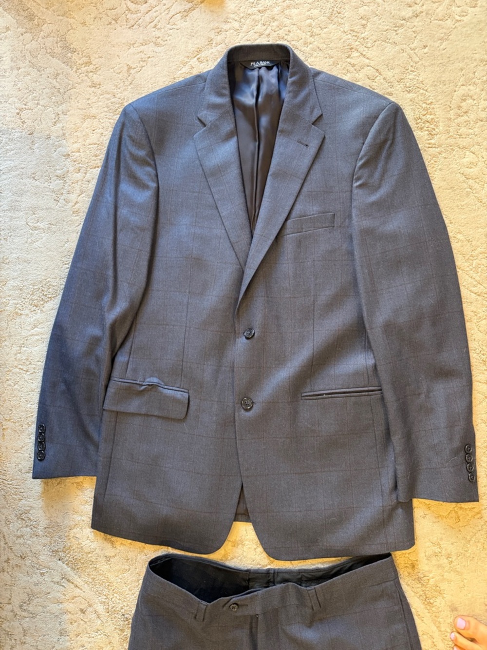 Jos. A. Bank Men's Charcoal Gray Two-Piece Suit
